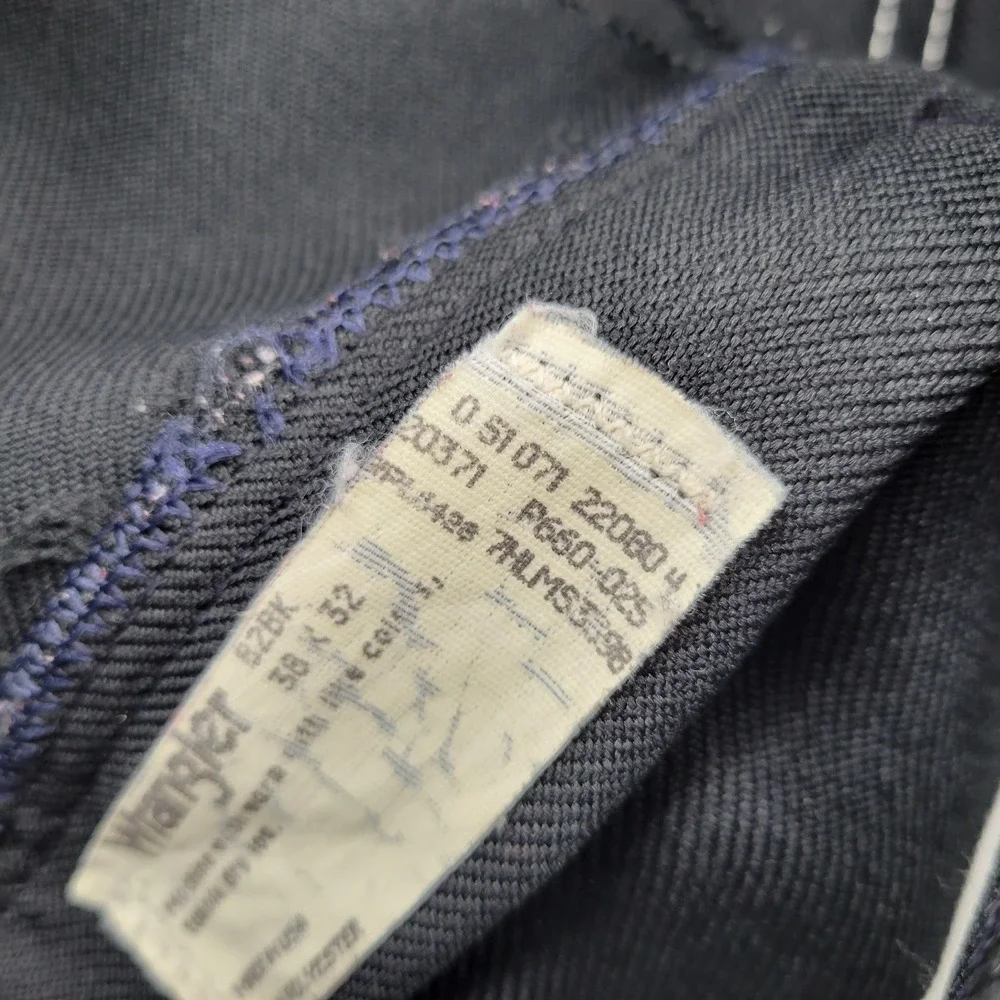 Wrangler Pants Men 38x32 Dress Workwear Straight Trouser USA‎ Made Pocket Flat